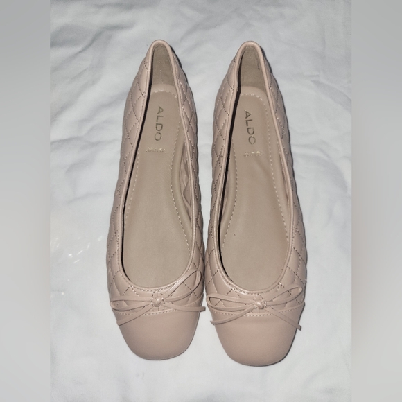 Aldo Shoes - ALDO Women's Quilted Ballet Flats - Beige